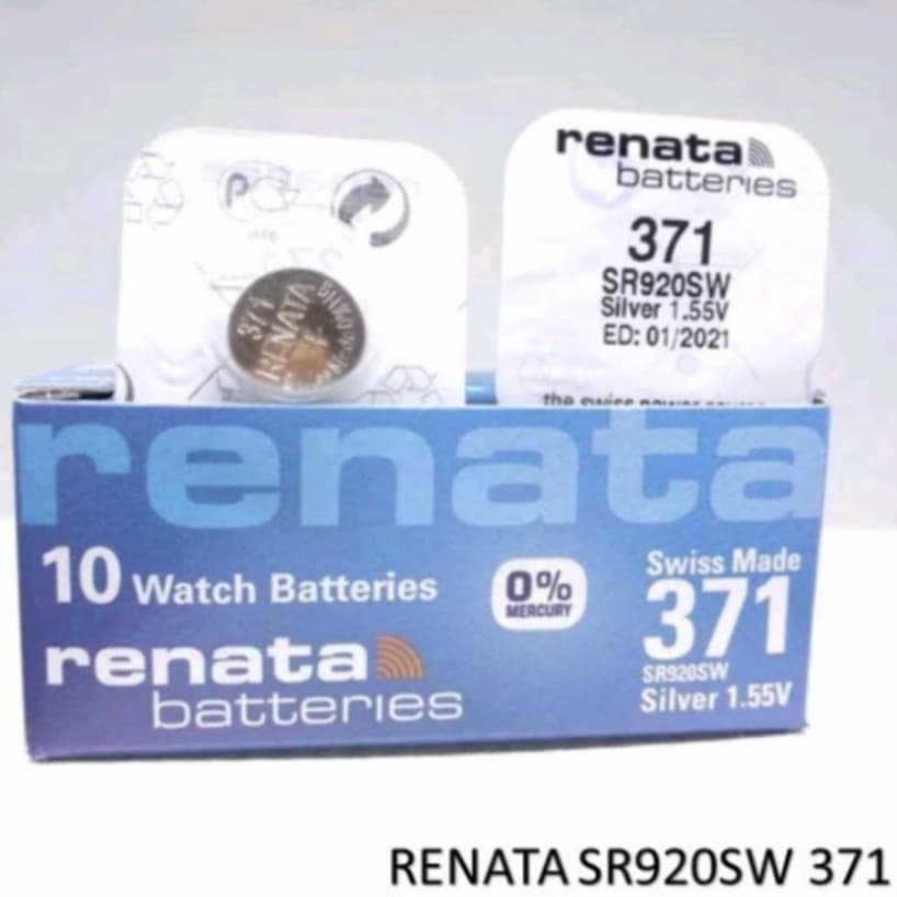 Battery RENATA 371 SR920SW 920 Silver 1.55Volt