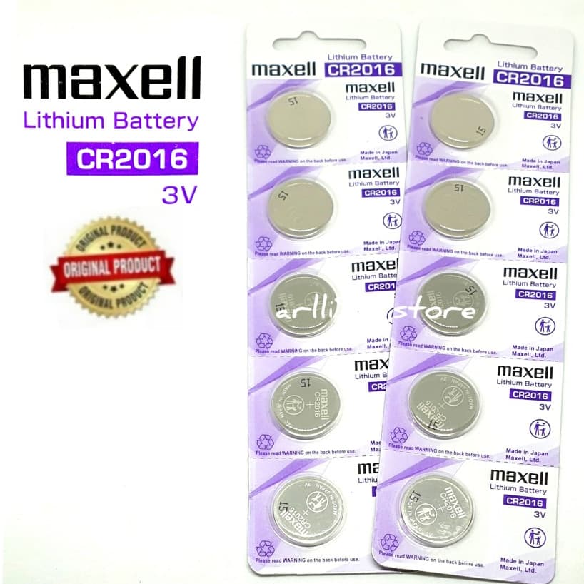 Battery CR2016 3Volt Maxell Original