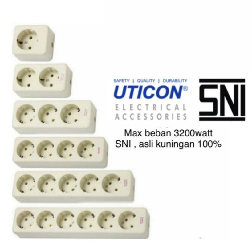 UTICON Stop Kontak 2P Original