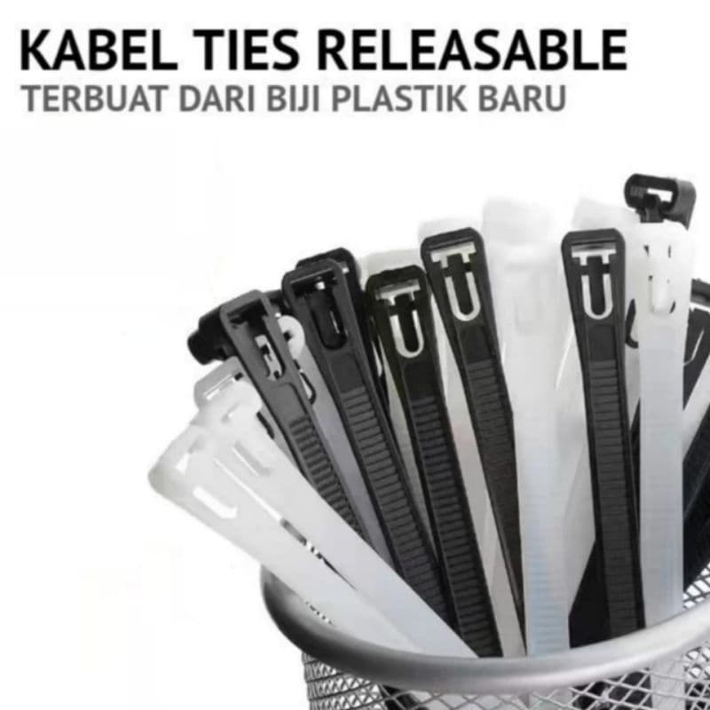 Kabel Ties RELEASABLE 7.2x200mm (20cm)
