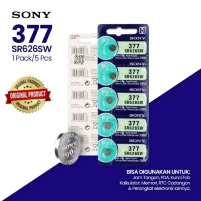 Battery 377 SR626SW 1.55Volt
