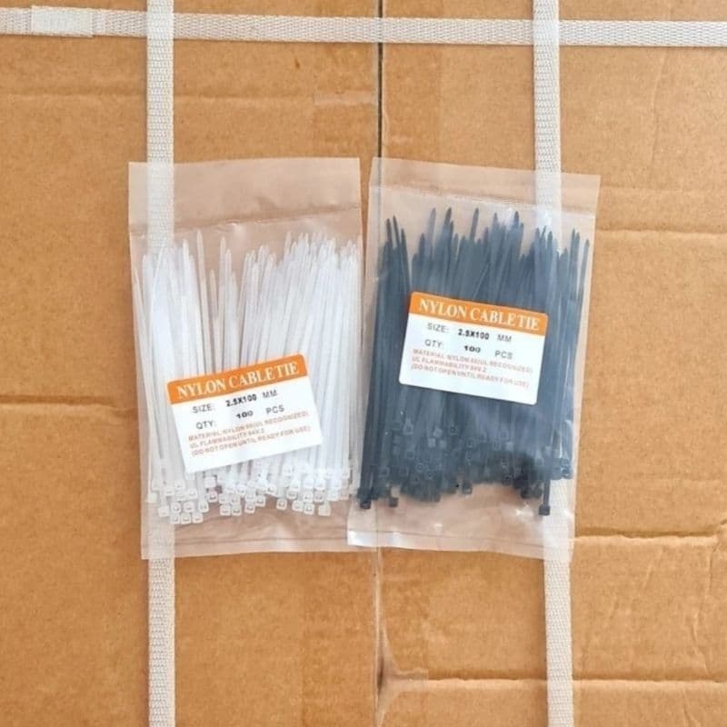 Kabel Ties 2.5x100mm (10cm) 1Pack Isi 100Pcs