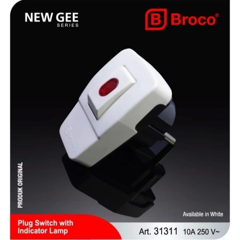 BROCO NEW GEE STEKER SAKLAR + LAMPU PUTIH 13311 (1331165)
