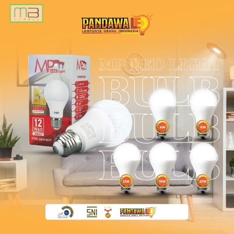 Lampu Pandawa MP Led Light Bulb Reguler SNI