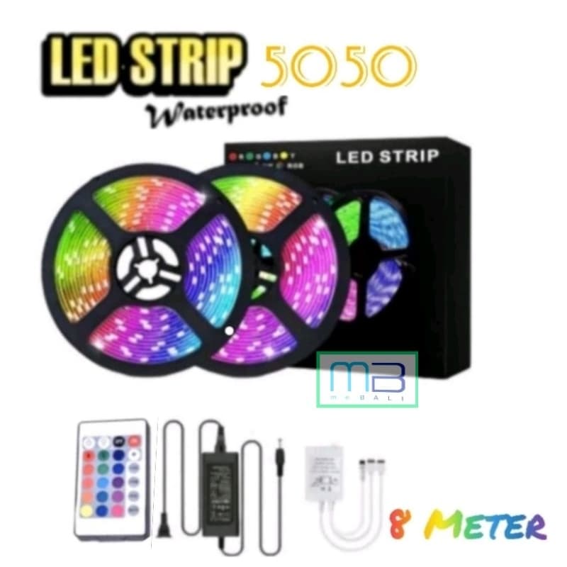 Lampu Led Strip RGB 5050 8 Meter