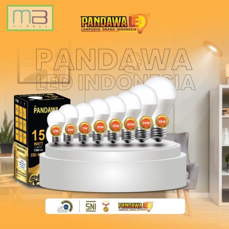 Lampu Pandawa Led Bulb Premium Series Cool White SNI