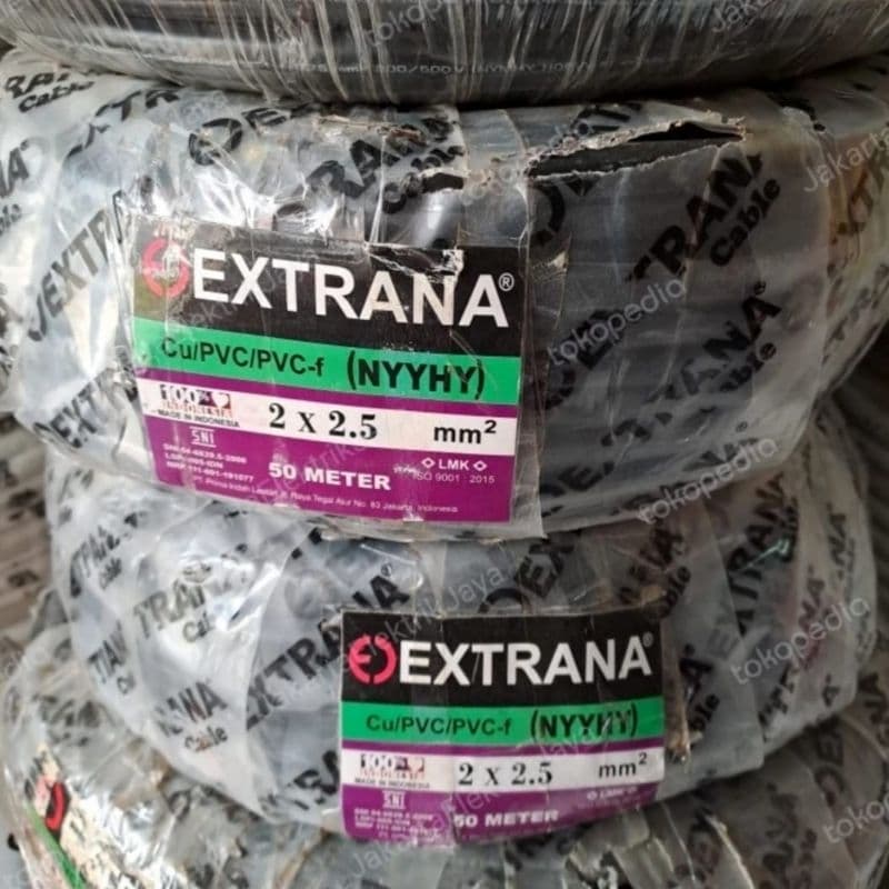 Kabel Listrik EXTRANA NYYHY 2 x 2.5mm Kabel Serabut