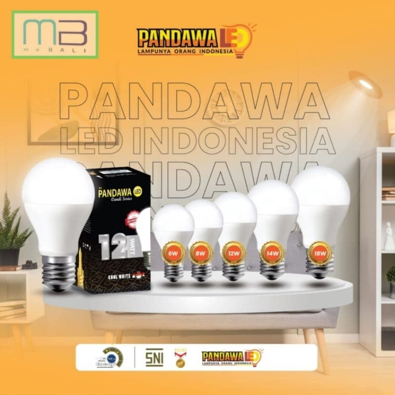 Lampu Pandawa Led BULB Candi Series SNI