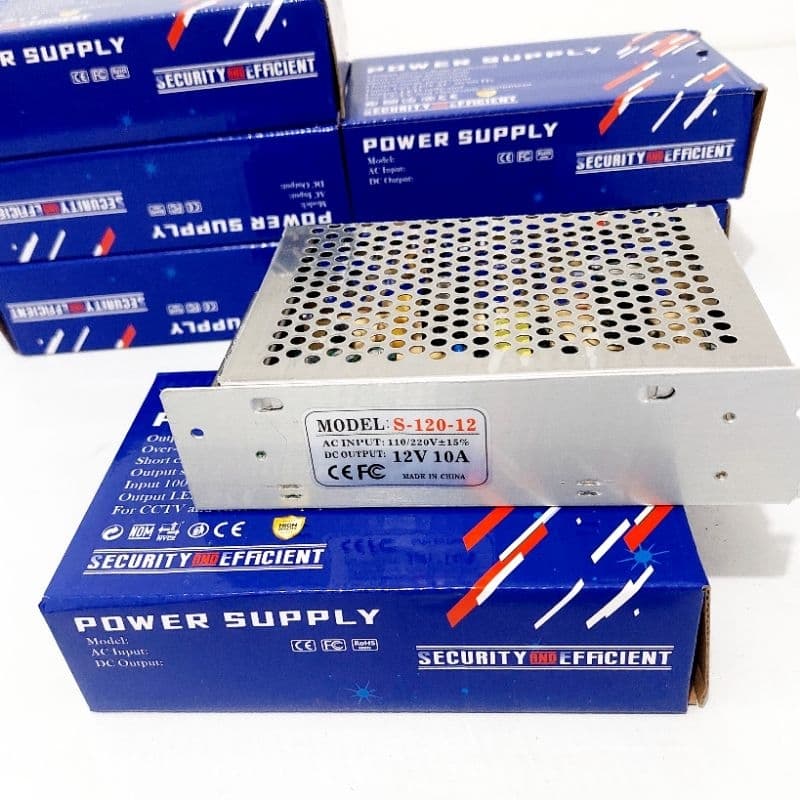 Power Supply Travo Adaptor Ac 220V to 12V 10A