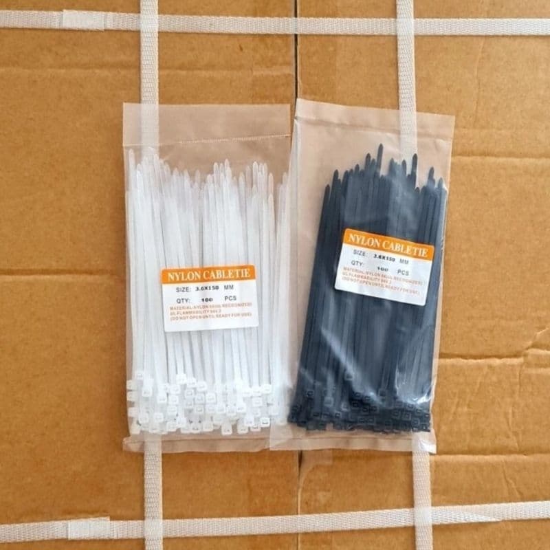 Kabel Ties Cable Tie 3.6x150mm (15cm) Ecer Harga Per 1Biji