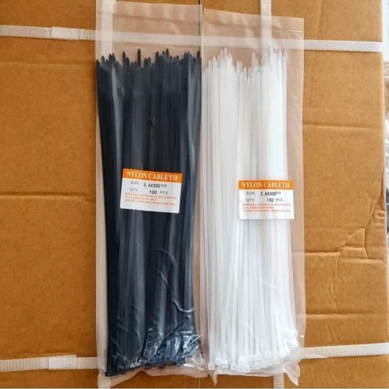 Kabel Ties Cable Tie 3.6x300mm (30cm) 1Pack Isi 100pcs