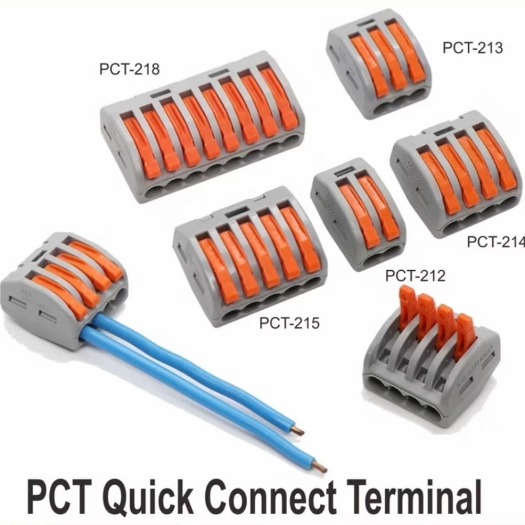 Konektor Kabel Wago PCT-212 , PCT-213, PCT-214, PCT-215, PCT-218 Terminal Wire Connector
