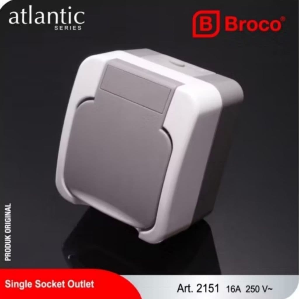 Broco Stop Kontak Atlantic Outbow 2151 Waterproof