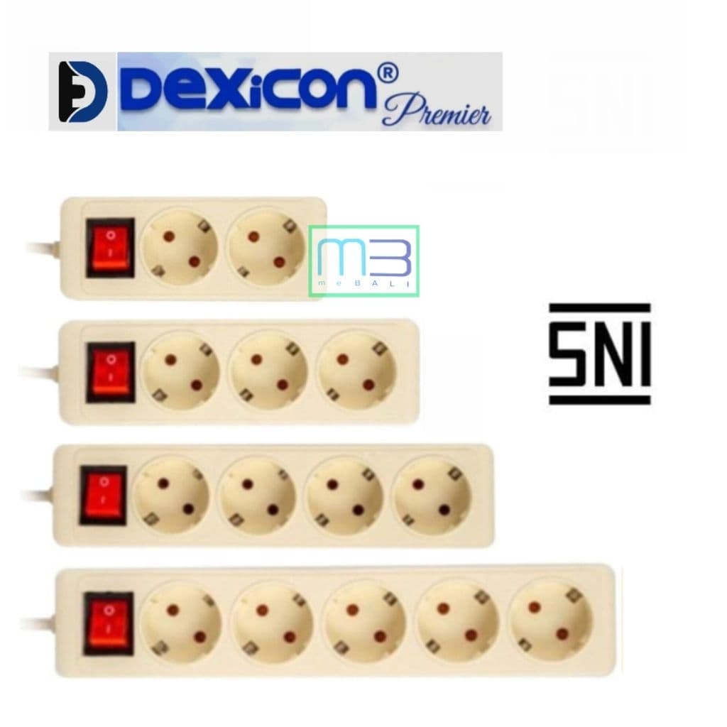Stop Kontak Kabel Saklar Dexicon Galaxy Cream