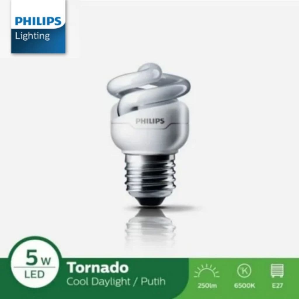 Lampu Philips Led Tornado 5 Watt Cool Daylight
