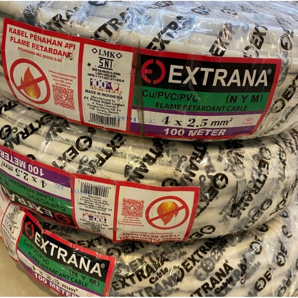 Kabel Listrik EXTRANA NYM 4 x 2.5mm